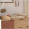 Image de Matelas à langer + housse + serviette housse élastique uni Vanilla