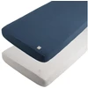 Image de Lot 2 draps housse rectangulaires Petit Nuage
