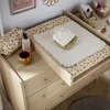 Image de Plan à langer coulissant pour commode XXL 5 tiroirs décor chêne vintage My Love