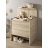 Image de Commode à langer évolutive en bureau - Arche - décor bois chêne sépia