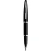 Image de WATERMAN Carène Stylo plume, Noir brillant, plume moyenne 18K, encre bleue, Coffret cadeau
