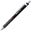 Image de Stylo Bille Parker Tikky Noir Pointe Moyenne Encre Bleue