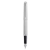 Image de WATERMAN Hemisphere Stylo plume, acier inoxydable, plume moyenne, encre bleue, Coffret cadeau