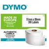 Image de DYMO - Badges nominatifs / cartes de rendez-vous non adhésifs - pour DYMO LabelWriter 320, 330, 400, 450, 4XL, SE450, Wireless