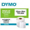 Image de DYMO High Capacity Large Shipping Labels - Blanc - 59 x 102 mm 1150 étiquette(s) 575 étiquettes (pack de 2) - pour DYMO LabelWriter 4XL