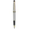 Image de WATERMAN Expert Stylo plume, Acier Inoxydable, plume moyenne, encre bleue, Coffret cadeau