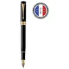 Image de PARKER Duofold Centennial Stylo plume, Noir, Plume fine en or 18K, encre noire, Coffret cadeau