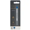 Image de PARKER recharge bille Quinkflow, pointe large, bleue, blister X 1