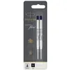 Image de PARKER recharge bille Quinkflow, pointe moyenne, noire, blister X 2
