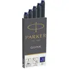 Image de Parker Pen, Cartouche de rechange + encrier, Quink (Bleu, 5 pcs)