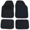 Image de 4 Tapis Universels En Moquette Noir Et Gris