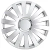 Image de 4 Enjoliveurs Gris Chromé Norauto Ring 15 Pouces