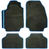 Image de 4 Tapis Universels En Moquette Norauto Noir Et Bleu