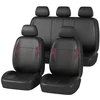 Image de Jeu Complet De Housses Universelles Voiture Norauto Sedna Noir Et Rouge Avec