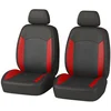 Image de Jeu De 2 Housses Universelles Sièges Avant Voiture Norauto Deimos Noir Et Rouge Avec