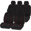 Image de Jeu Complet De Housses Universelles Voliture 1er Prix Noir Et Rouge
