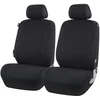 Image de Jeu De 2 Housses Universelles Sièges Avant Voiture Norauto Ceres Noir Avec Certificat