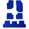 Image de 4 Tapis Sur Mesure Moquette Couture Bleus