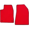 Image de 2 Tapis Avant Sur Mesure Rouge En Moquette Couture