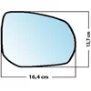 Image de Miroir De Rechange Bombé Côté Passager Citroen C3 Picasso 2008 2017 / C4 Grand