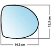 Image de Miroir De Rechange Bombé Côté Passager Renault Twingo 07>14