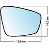 Image de Miroir De Rechange Bombé Côté Passager Vw Polo 2009 