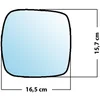 Image de Miroir De Rechange Bombé Côté Passager Renault Kangoo Mk2 08>13