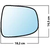 Image de Miroir De Rechange Bombé Côté Passager Nissan Primastar 2001  / Opel Vivaro 1999  /