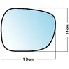 Image de Miroir De Rechange Bombé Côté Passager Bmw X1 2009 2012 / Bmw X3 2010 