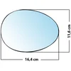 Image de Miroir De Rechange Bombé Côté Passager Mini One 2007 2010 / Mini Cooper 2007 2010