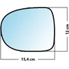 Image de Miroir De Rechange Grand Angle Côté Conducteur Renault Clio Iii 2009  / Modus