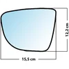 Image de Miroir De Rechange Grand Angle Côté Conducteur Renault Captur 2013  / Clio Iv 2012  /