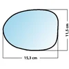 Image de Miroir De Rechange Grand Angle Côté Conducteur Renault Twingo 95>07