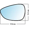Image de Miroir De Rechange Grand Angle Côté Conducteur Ford Fiesta 2008 2017
