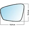 Image de Miroir De Rechange Grand Angle Côté Conducteur Vw Polo 2009 