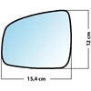 Image de Miroir De Rechange Grand Angle Côté Conducteur Dacia Logan Mcv Sw 2009  / Sandero