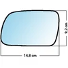 Image de Miroir De Rechange Grand Angle Côté Conducteur Peugeot 307 01>09