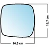 Image de Miroir De Rechange Grand Angle Côté Conducteur Renault Kangoo Mk2 08>13