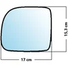 Image de Miroir De Rechange Grand Angle Côté Conducteur Renault Kangoo Mk1 / Express
