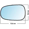 Image de Miroir De Rechange Grand Angle Côté Conducteur Nissan Micra K12 / Renault Clio Ii /