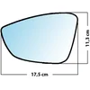 Image de Miroir De Rechange Grand Angle Côté Conducteur Vw Passat 2010 2014 / Scirocco 2008  /