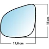 Image de Miroir De Rechange Grand Angle Côté Conducteur Renault Kangoo 2013 