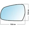 Image de Miroir De Rechange Grand Angle Côté Conducteur Audi A3 Sportback 2008 2012