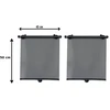 Image de 2 Rideaux Pare-soleil Enrouleurs Latéraux Norauto 50 X 45 Cm