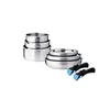 Image de Batterie de cuisine induction Arthur Martin AM5538 Acier ydable 8 pieces Poignée amo