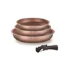 Image de Batterie de cuisine Arthur Martin Batterie 4 pièces TERRACOTTA AM9811 Terracotta
