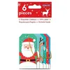 Image de 6 étiquettes cadeaux - Père Noël et ses amis - Global Gift