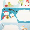 Image de 12 étiquettes adhésives de Noël - Bonhomme de neige et Ours blanc - Global Gift