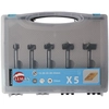 Image de Coffret de 5 mèches à façonner à fond plat PRS.00100.7 LEMAN 100.700.05