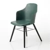 Image de Fauteuil vert Coque - Amadeus - Vert - Plastique